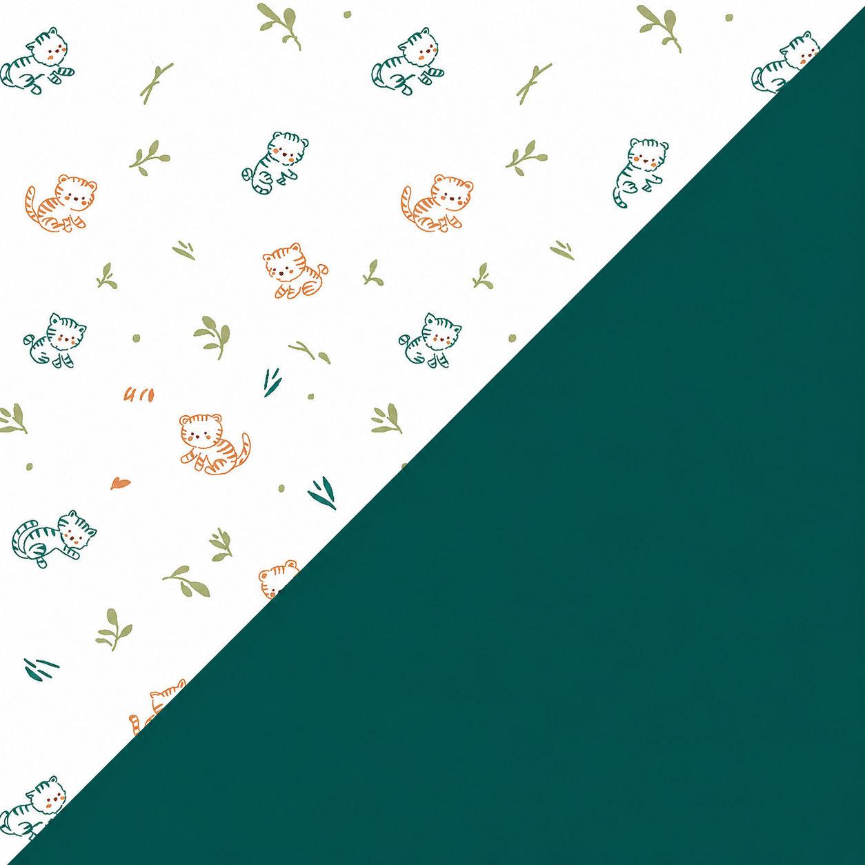 Kittens / Aqua Green